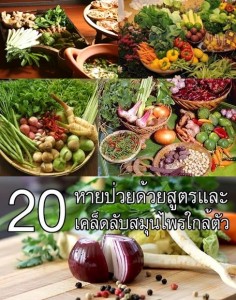 20 หายป่วยด้วยสูตรและเคล็คลับสมุนไพรใกล้ตัว