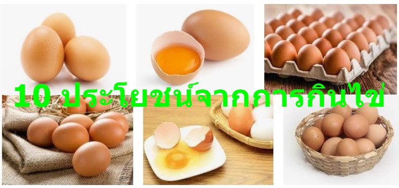 10 ประโยชน์จากการกินไข่