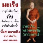 ยามะเร็ง......หลวงพ่อจรัญ(ธรรมทาน)